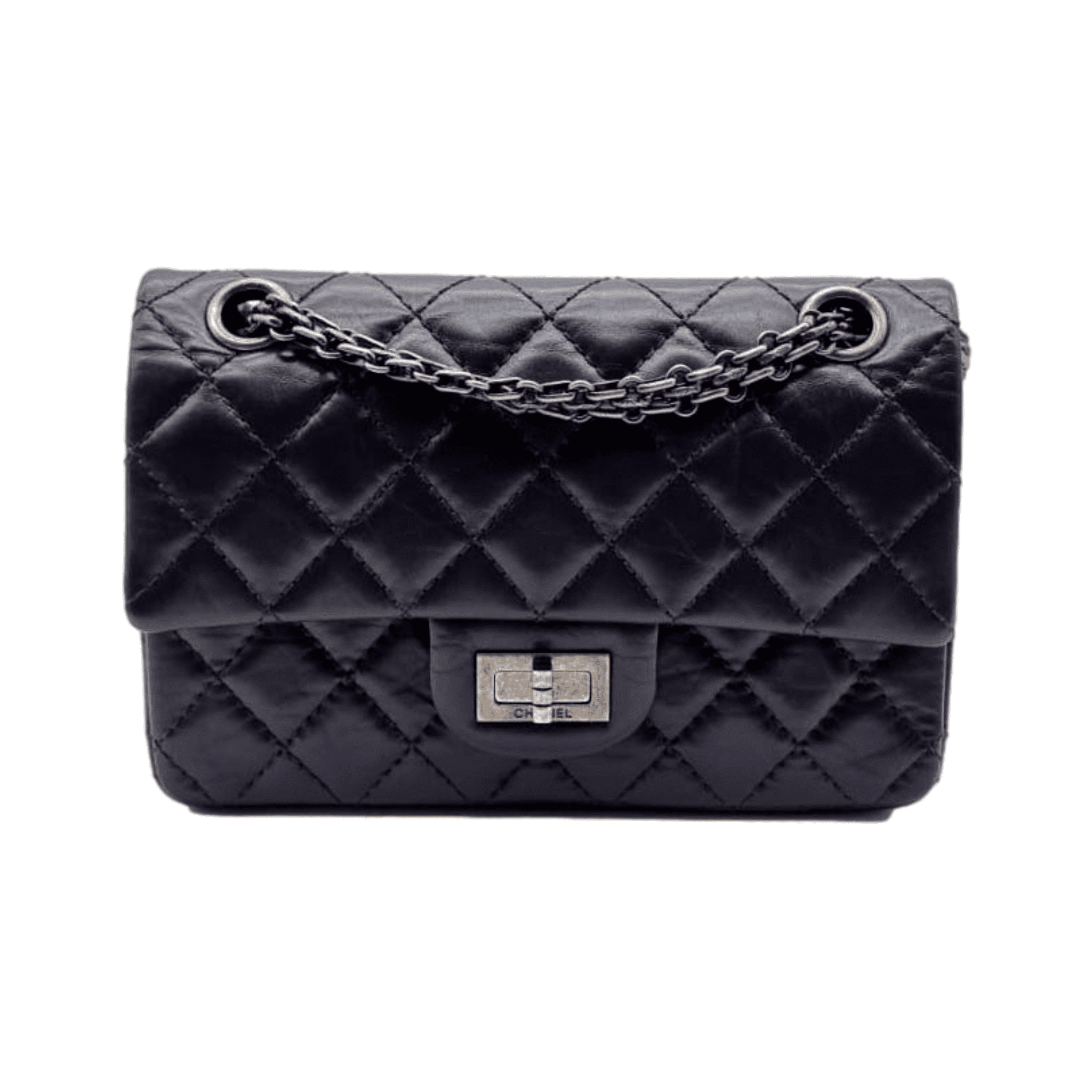 Chanel 2.55 Small Dark Purple – Luxe